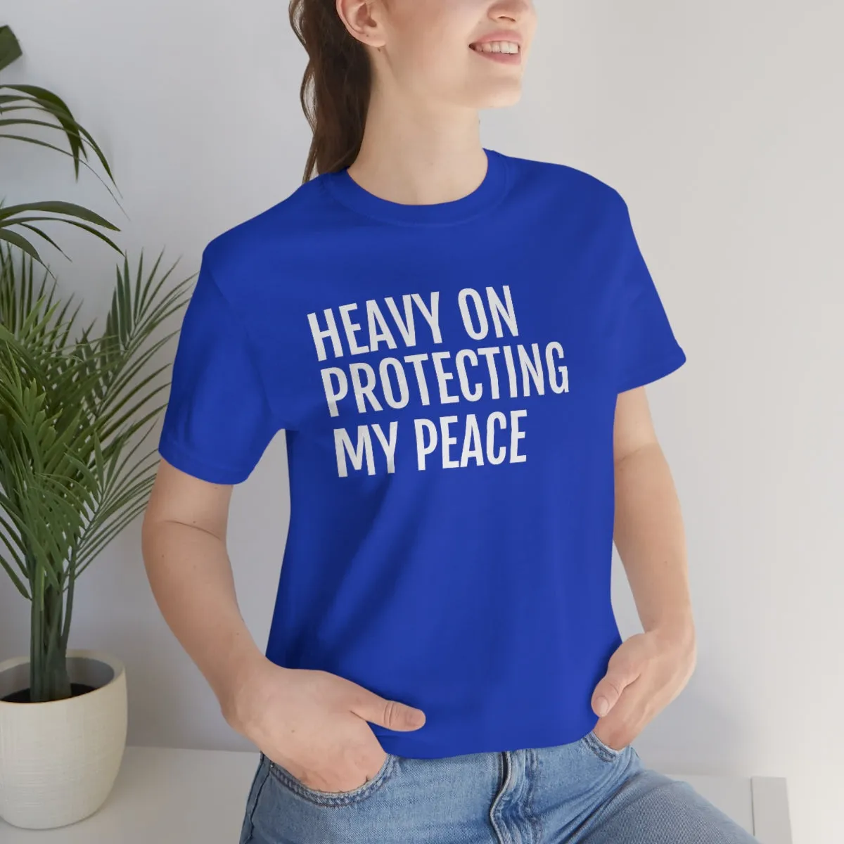Protecting my Peace - Unisex Jersey Short Sleeve Tee
