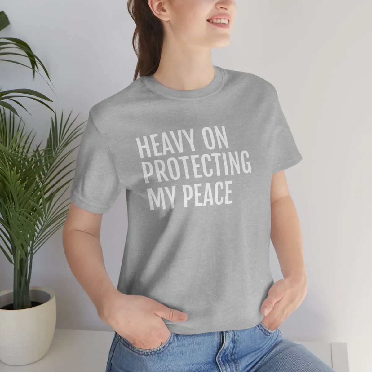 Protecting my Peace - Unisex Jersey Short Sleeve Tee