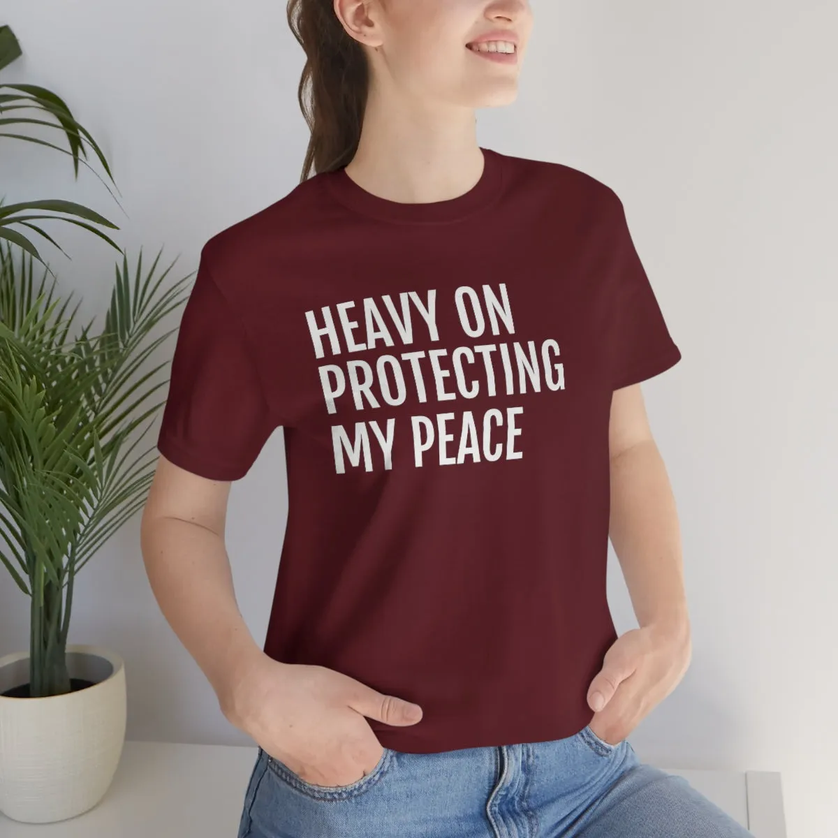 Protecting my Peace - Unisex Jersey Short Sleeve Tee