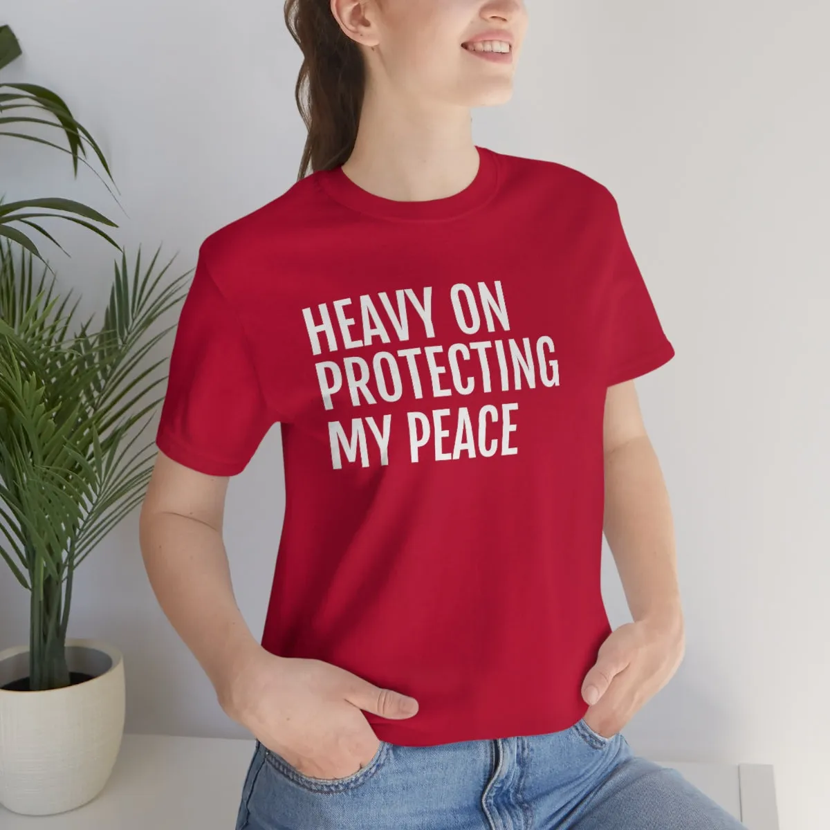 Protecting my Peace - Unisex Jersey Short Sleeve Tee