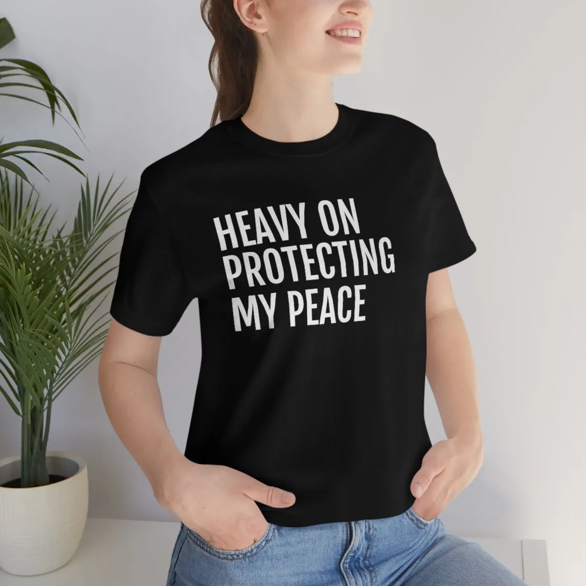 Protecting my Peace - Unisex Jersey Short Sleeve Tee