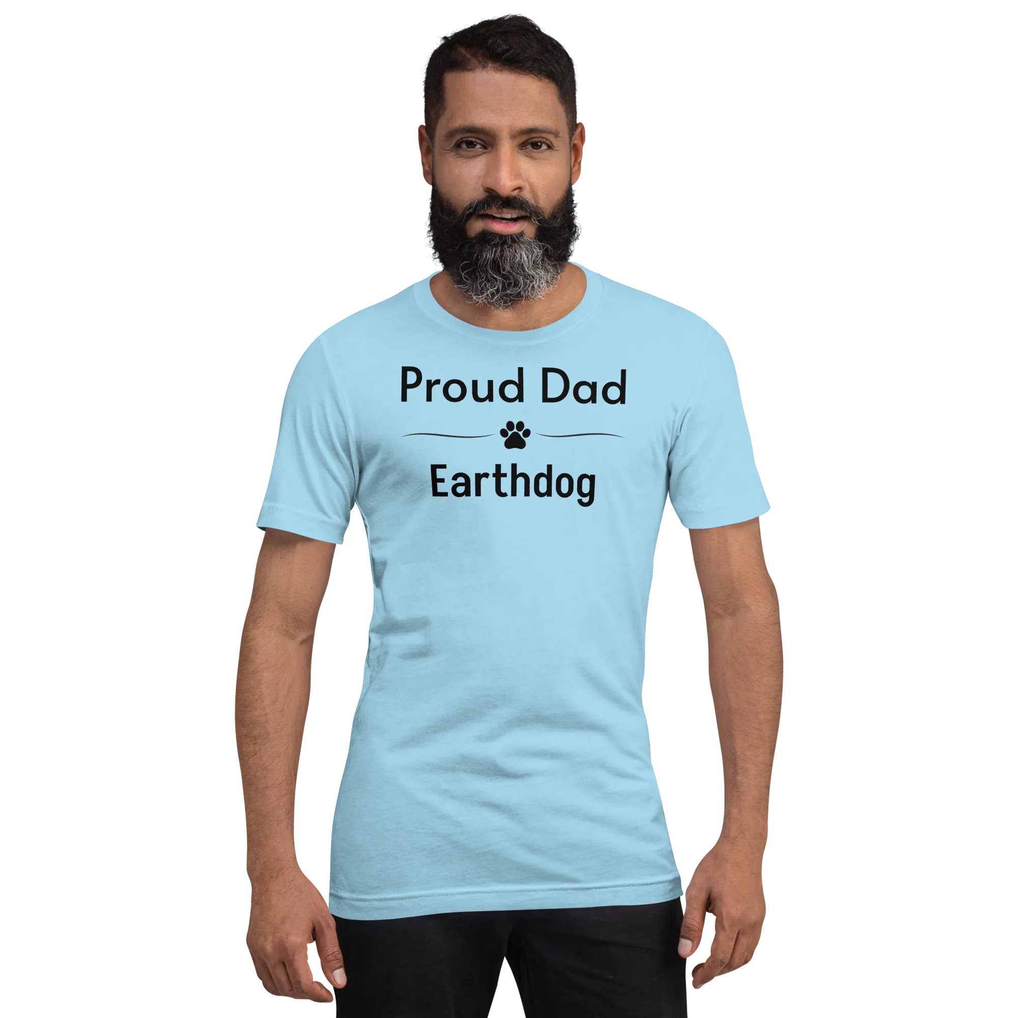 Proud Earthdog Dad T-Shirts - Light