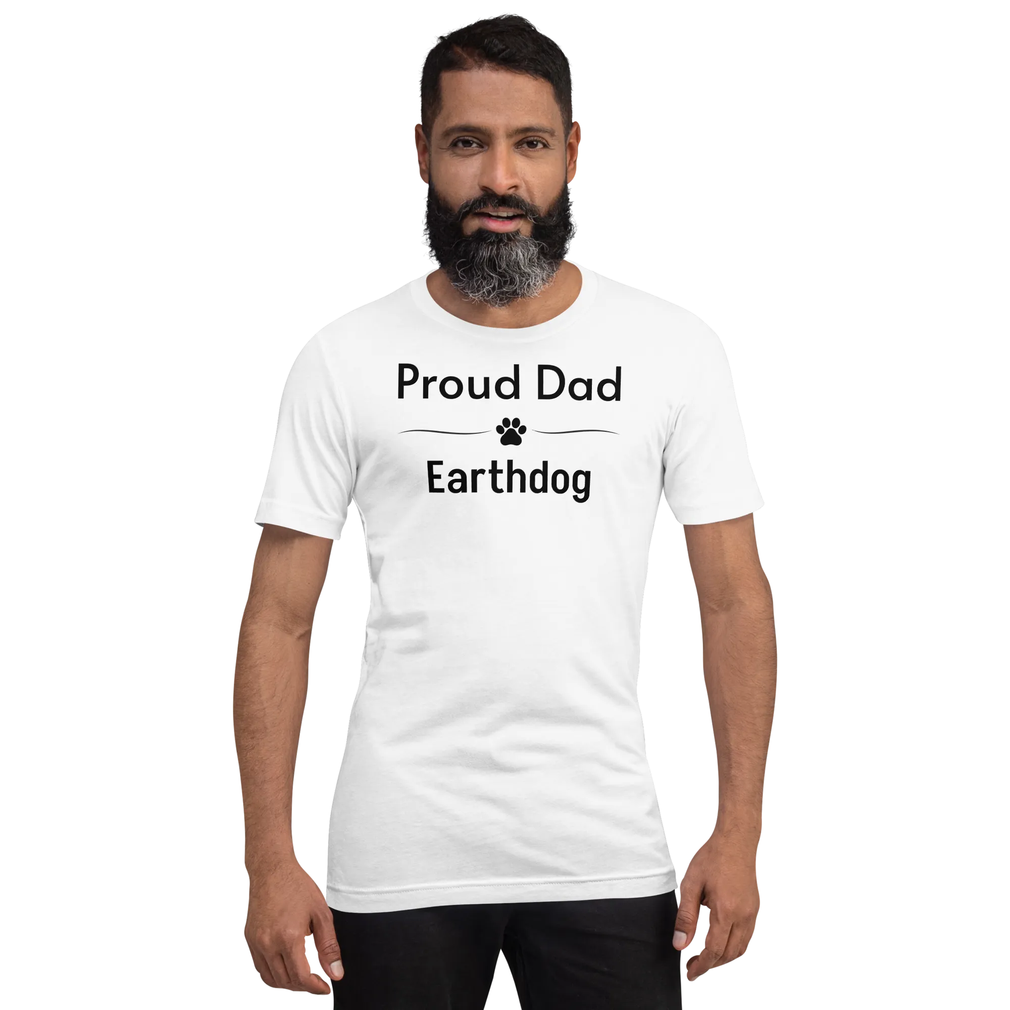 Proud Earthdog Dad T-Shirts - Light