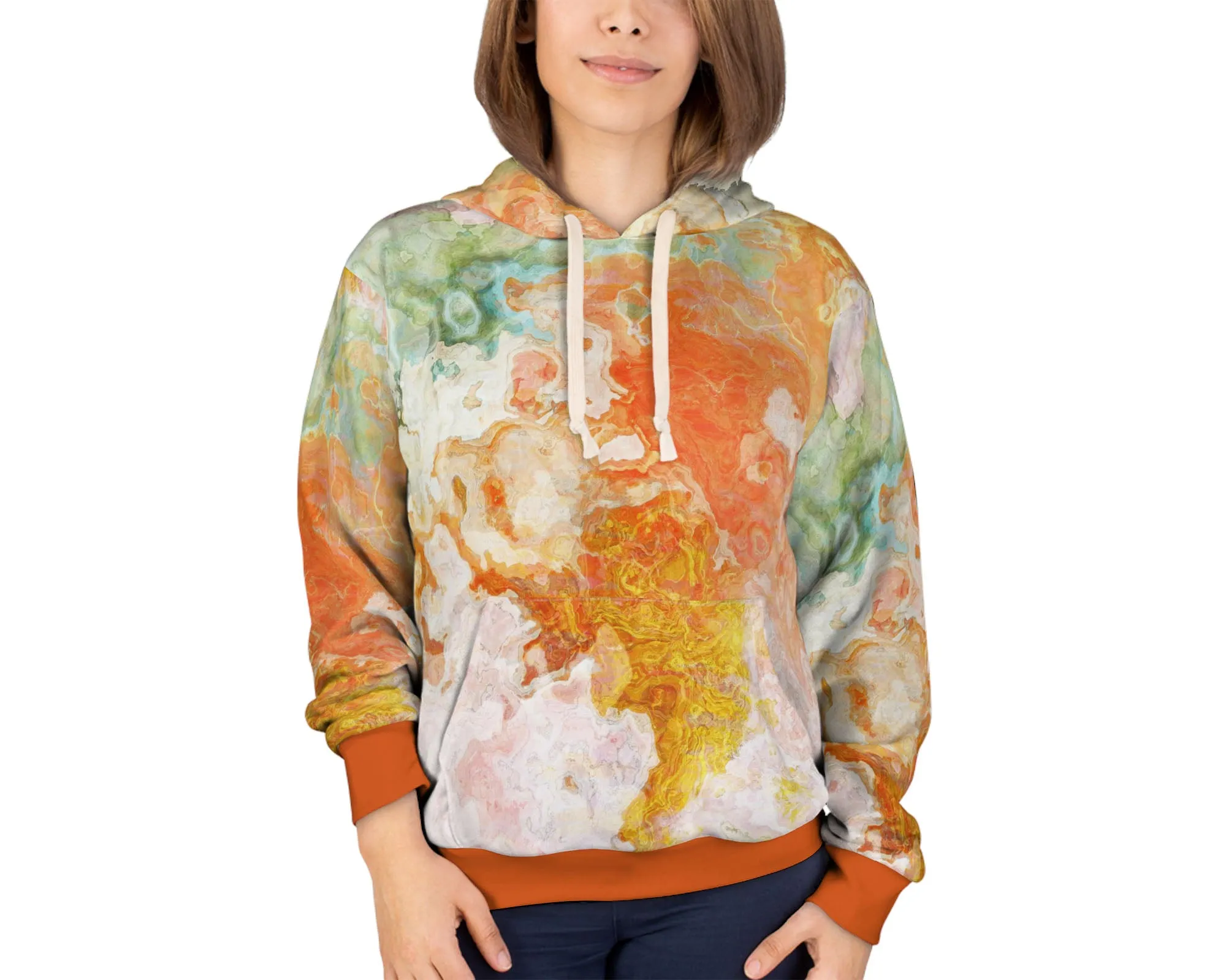 Pullover Hoodie, Peony
