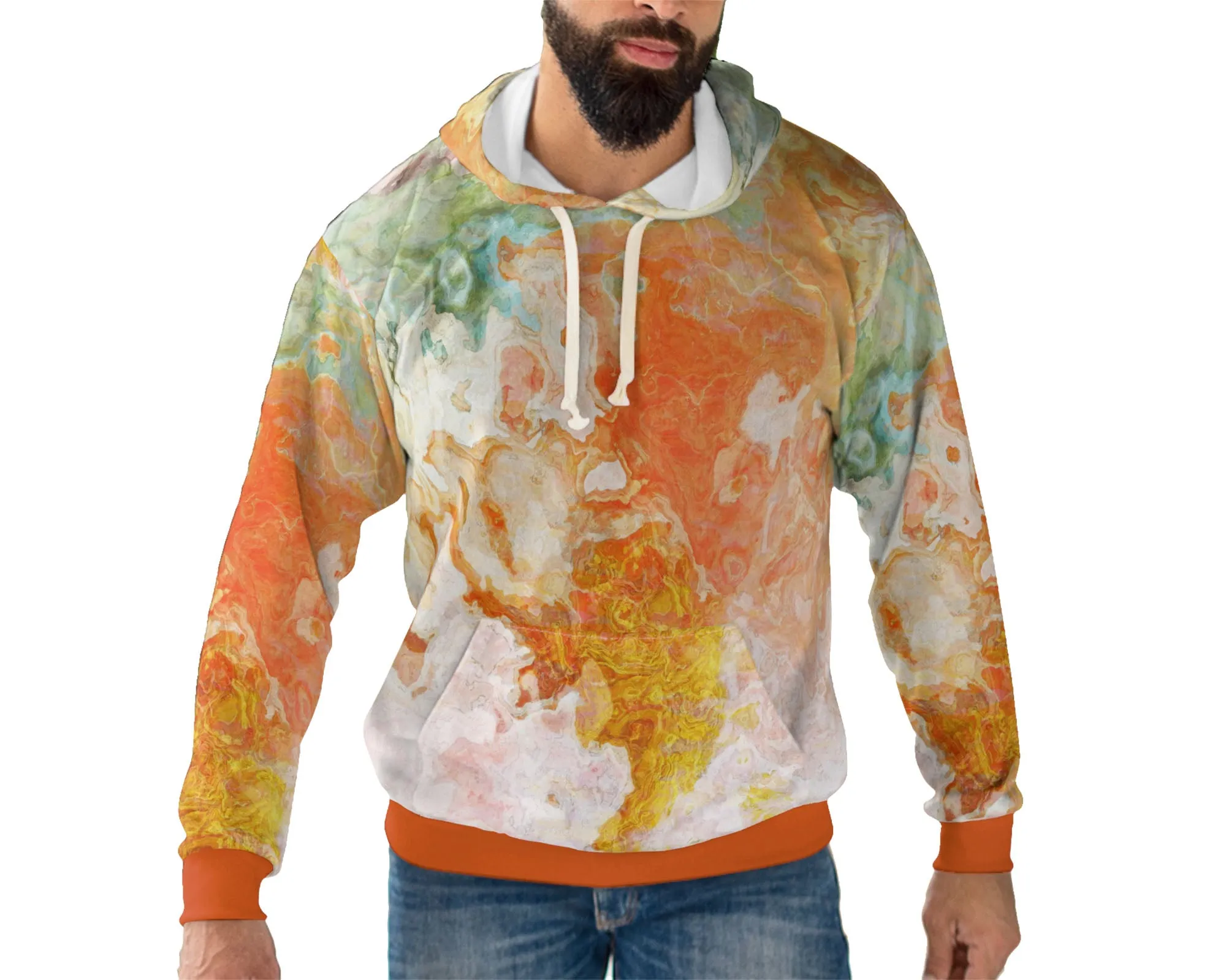 Pullover Hoodie, Peony