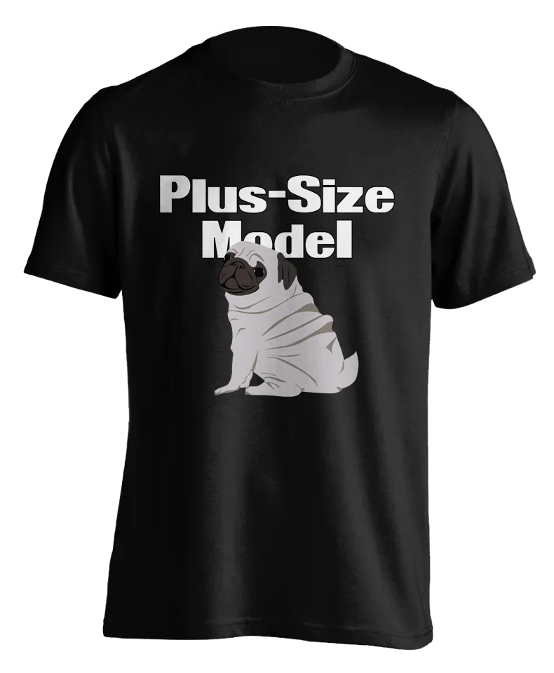 "Plus-Size Model: Doggo" T-Shirt