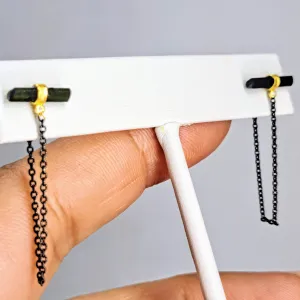 "Raisin' The Bar" 1" Stud Earrings