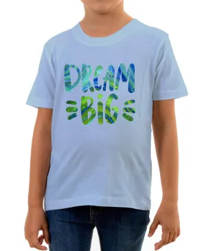 Reality Glitch Dream Big Kids T-Shirt