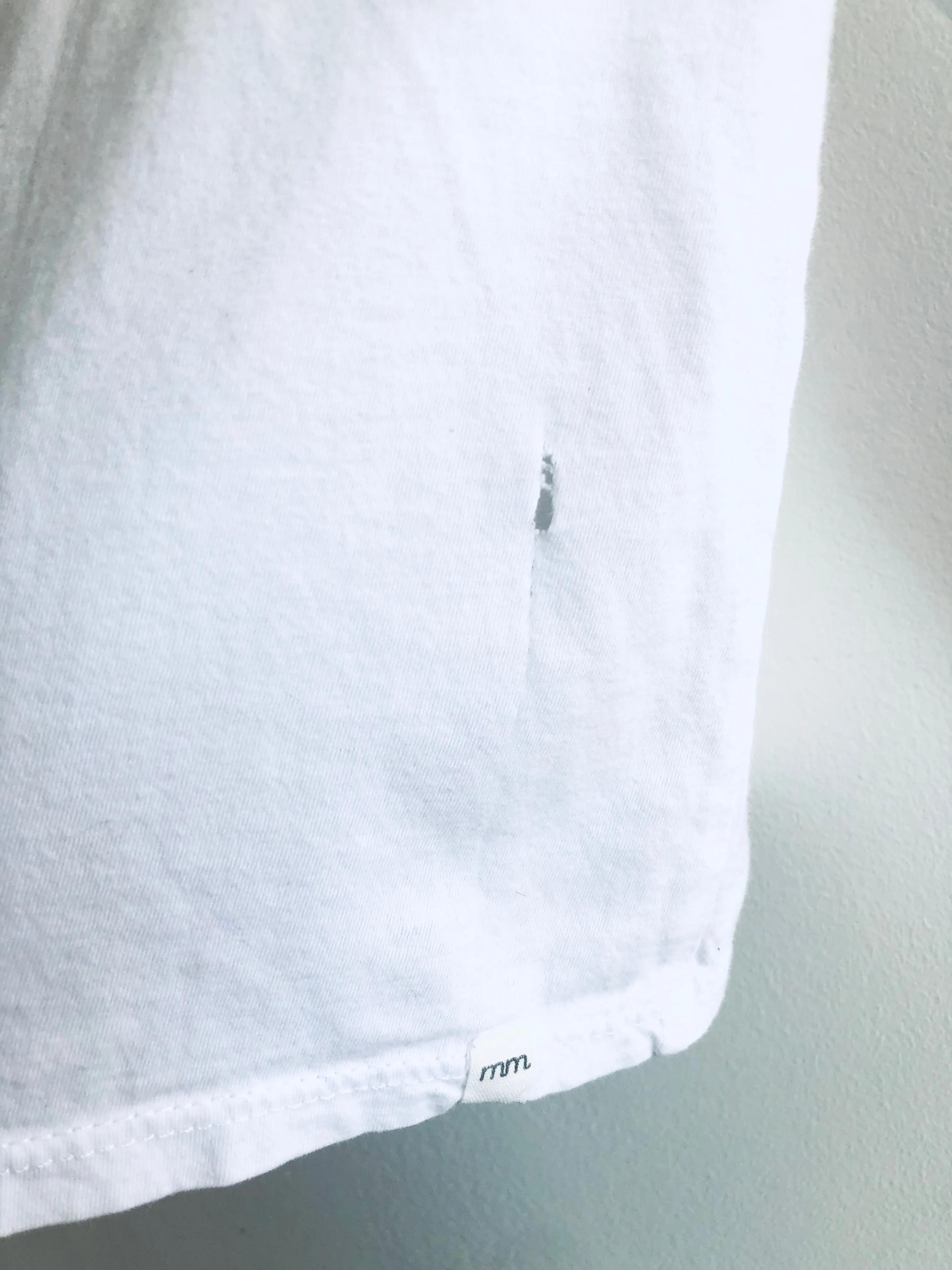 REALLY LOVED Organic Cotton Top (hole on back) // 3-6M