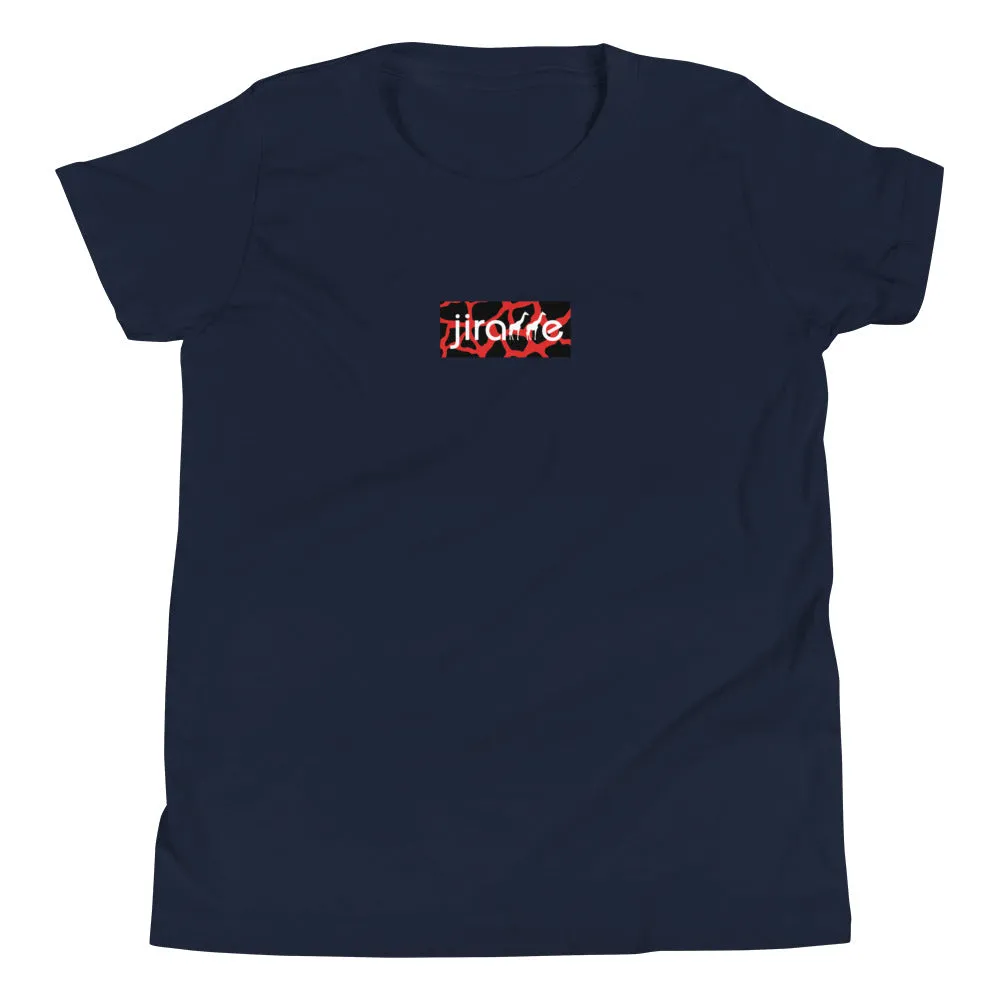 Red & Black Box Logo Tee