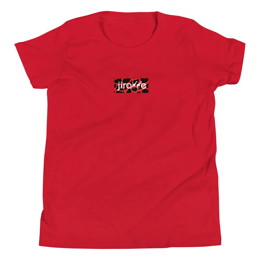 Red & Black Box Logo Tee