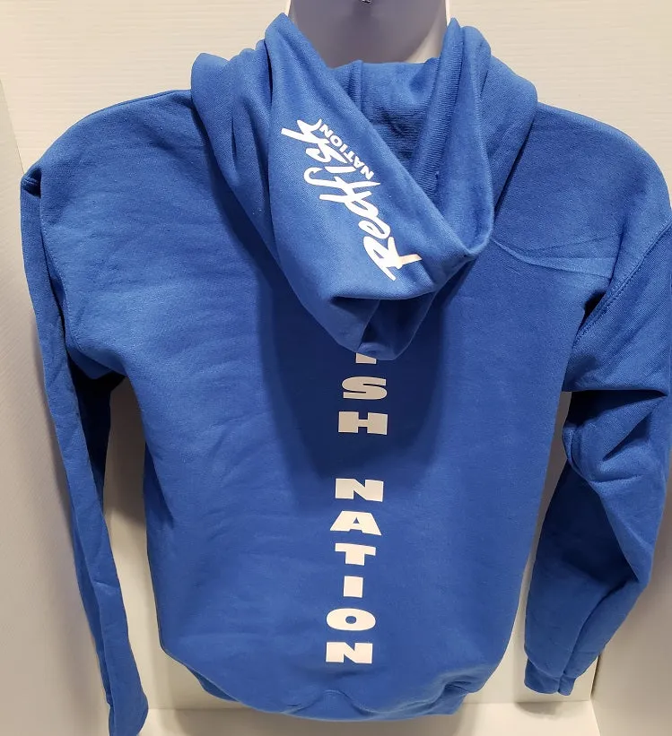 Redfish Nation Winter Heavy Cotton Hoodies - Blue