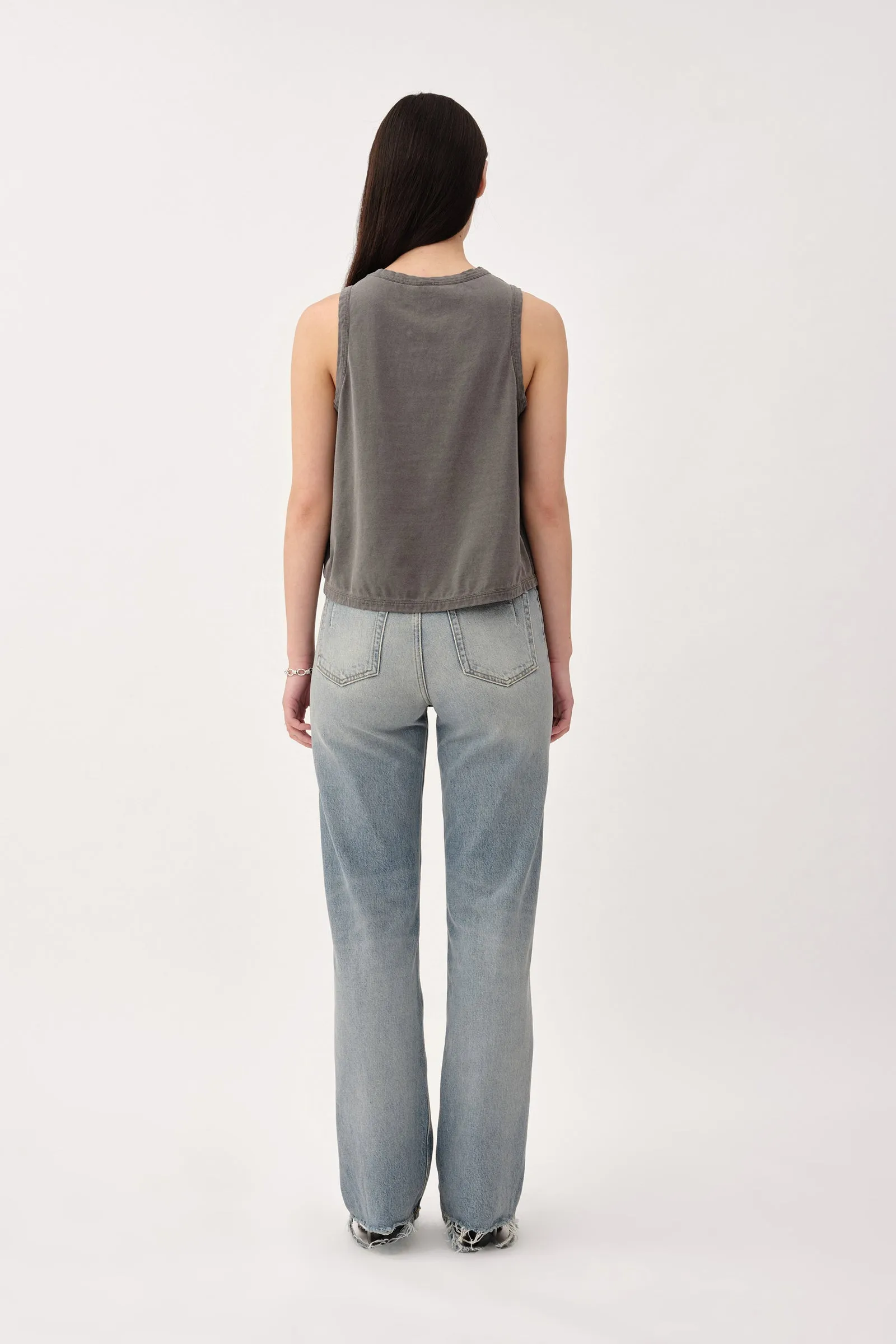 Reina Tank - Washed Black