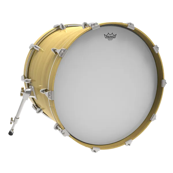 Remo 26" Ambassador Smooth White bassokalvo