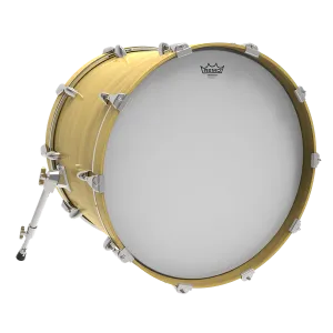 Remo 26" Ambassador Smooth White bassokalvo