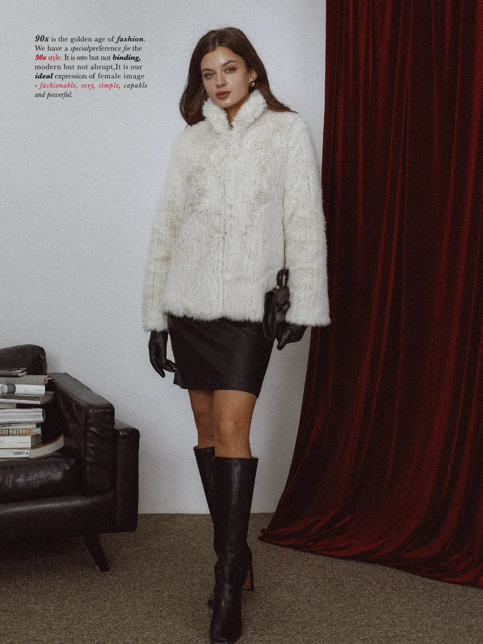 Retro Faux Fur Coat