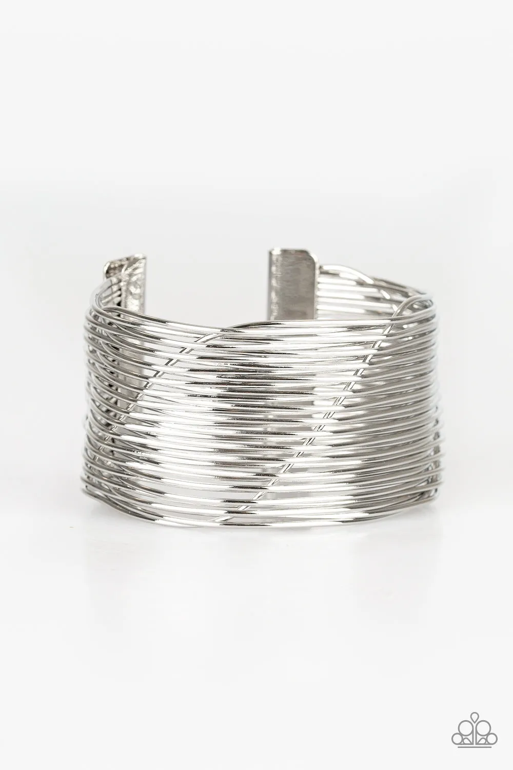 Retro Revamp Silver Cuff Bracelet
