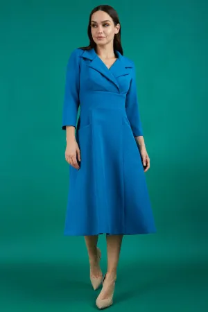 Riviera Sleeved Swing Dress