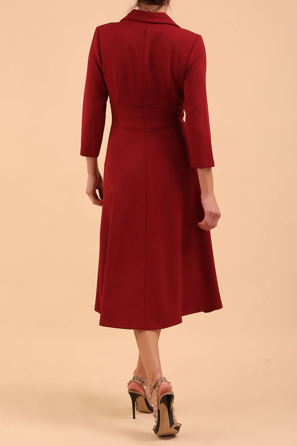 Riviera Sleeved Swing Dress