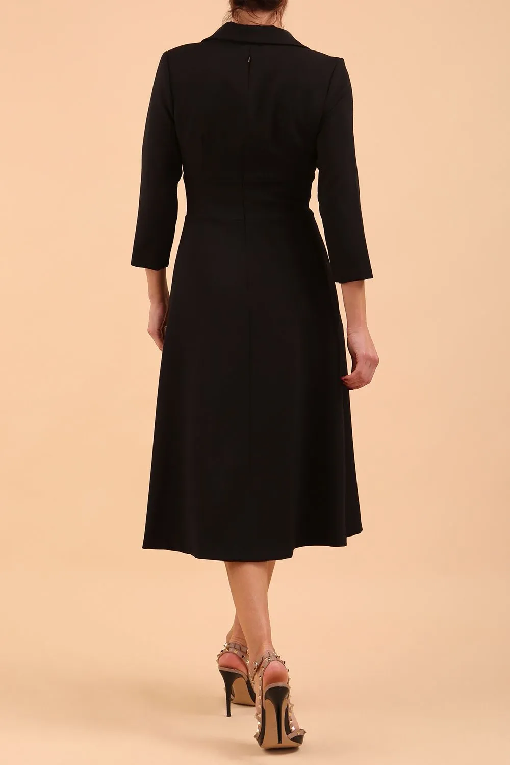 Riviera Sleeved Swing Dress