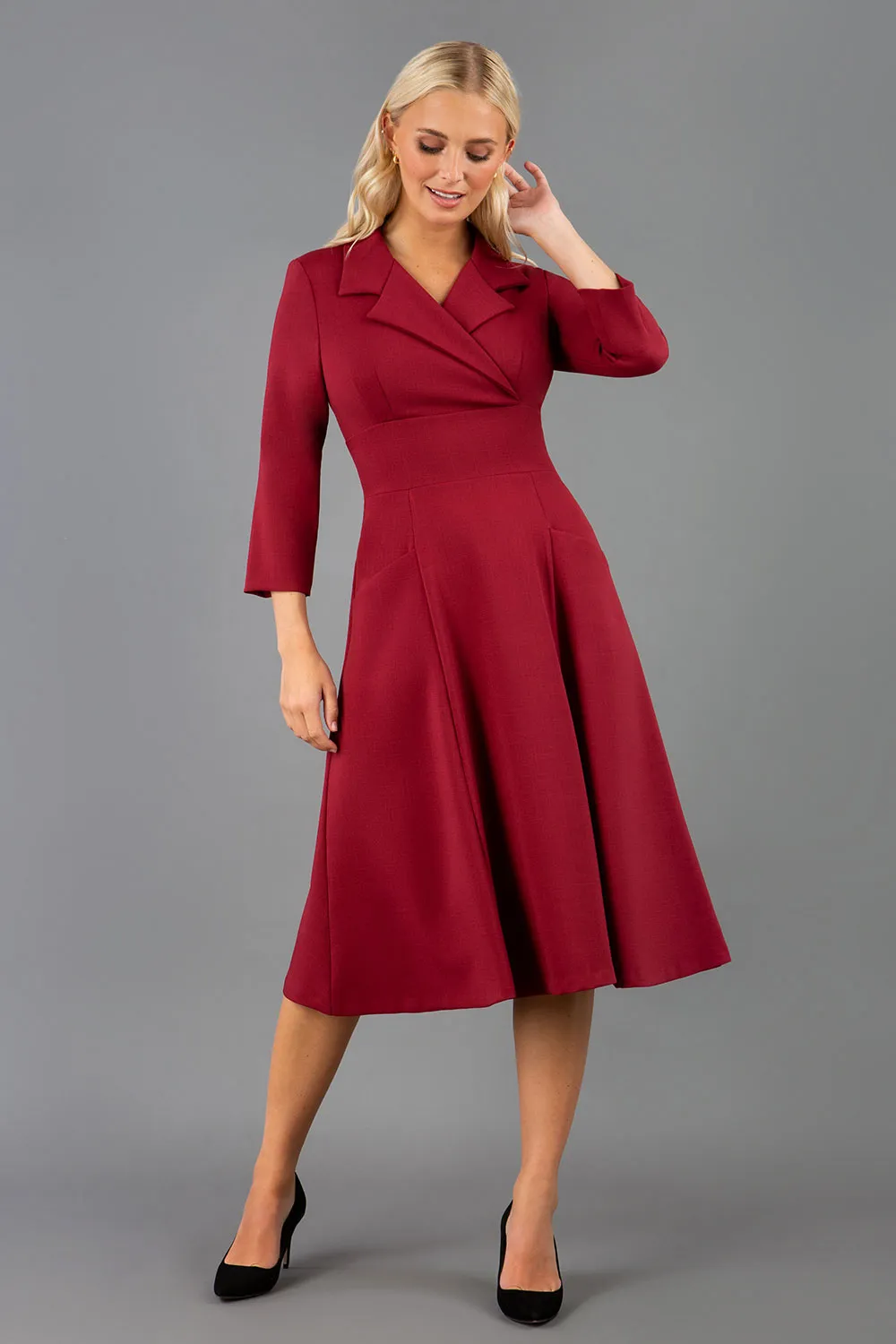 Riviera Sleeved Swing Dress