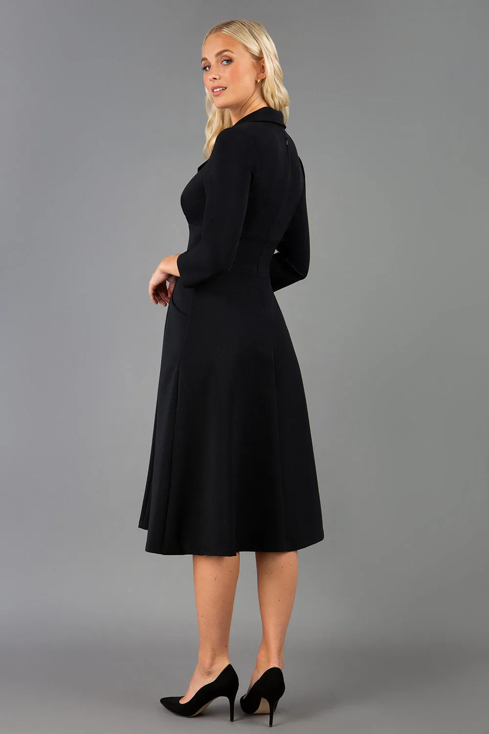 Riviera Sleeved Swing Dress