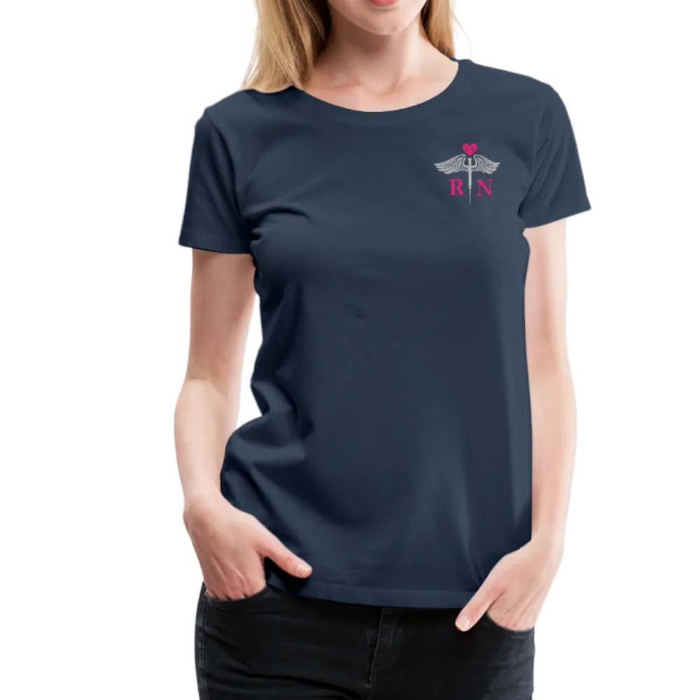 RN Nurse Flag Women’s Premium T-Shirt (CK1295) updated