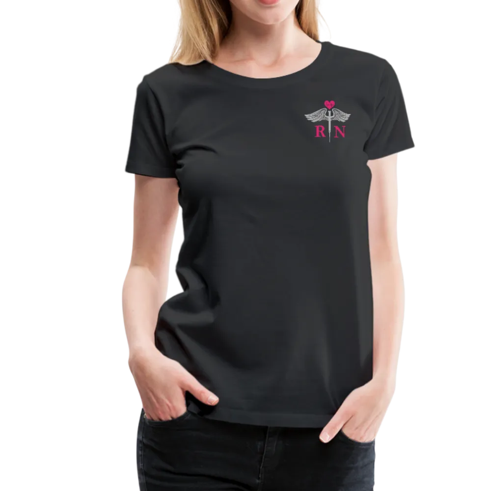 RN Nurse Flag Women’s Premium T-Shirt (CK1295) updated