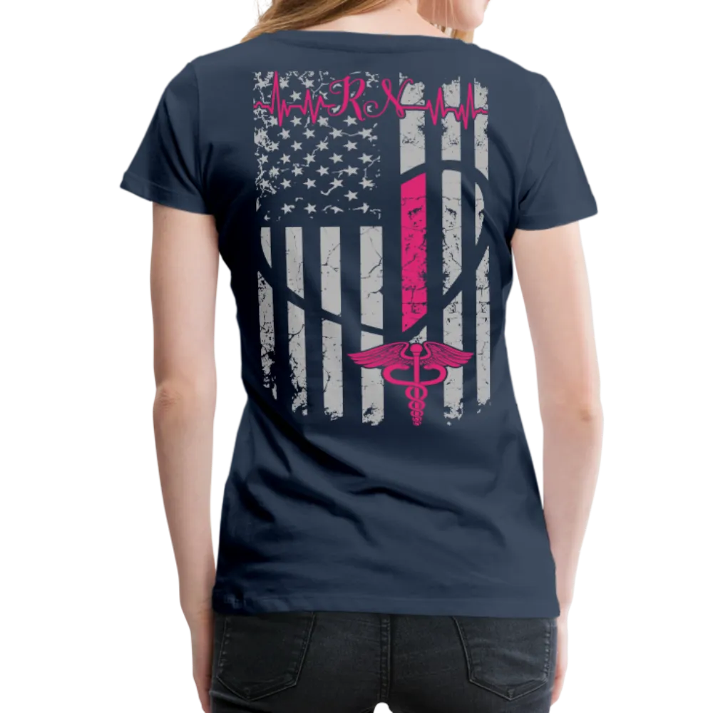 RN Nurse Flag Women’s Premium T-Shirt (CK1295) updated