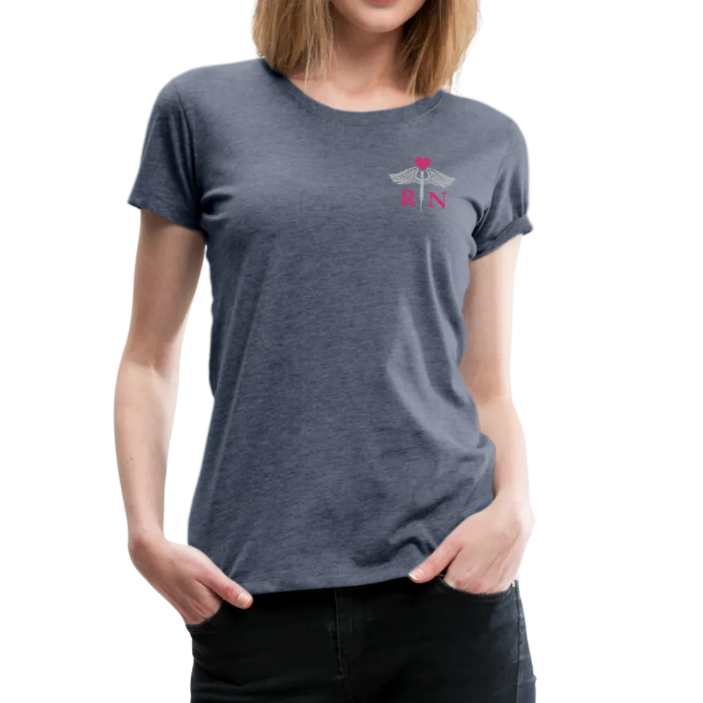 RN Nurse Flag Women’s Premium T-Shirt (CK1295) updated