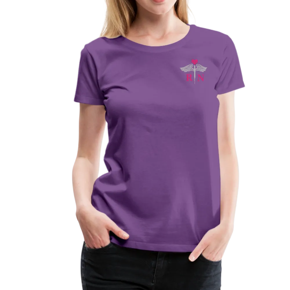 RN Nurse Flag Women’s Premium T-Shirt (CK1295) updated