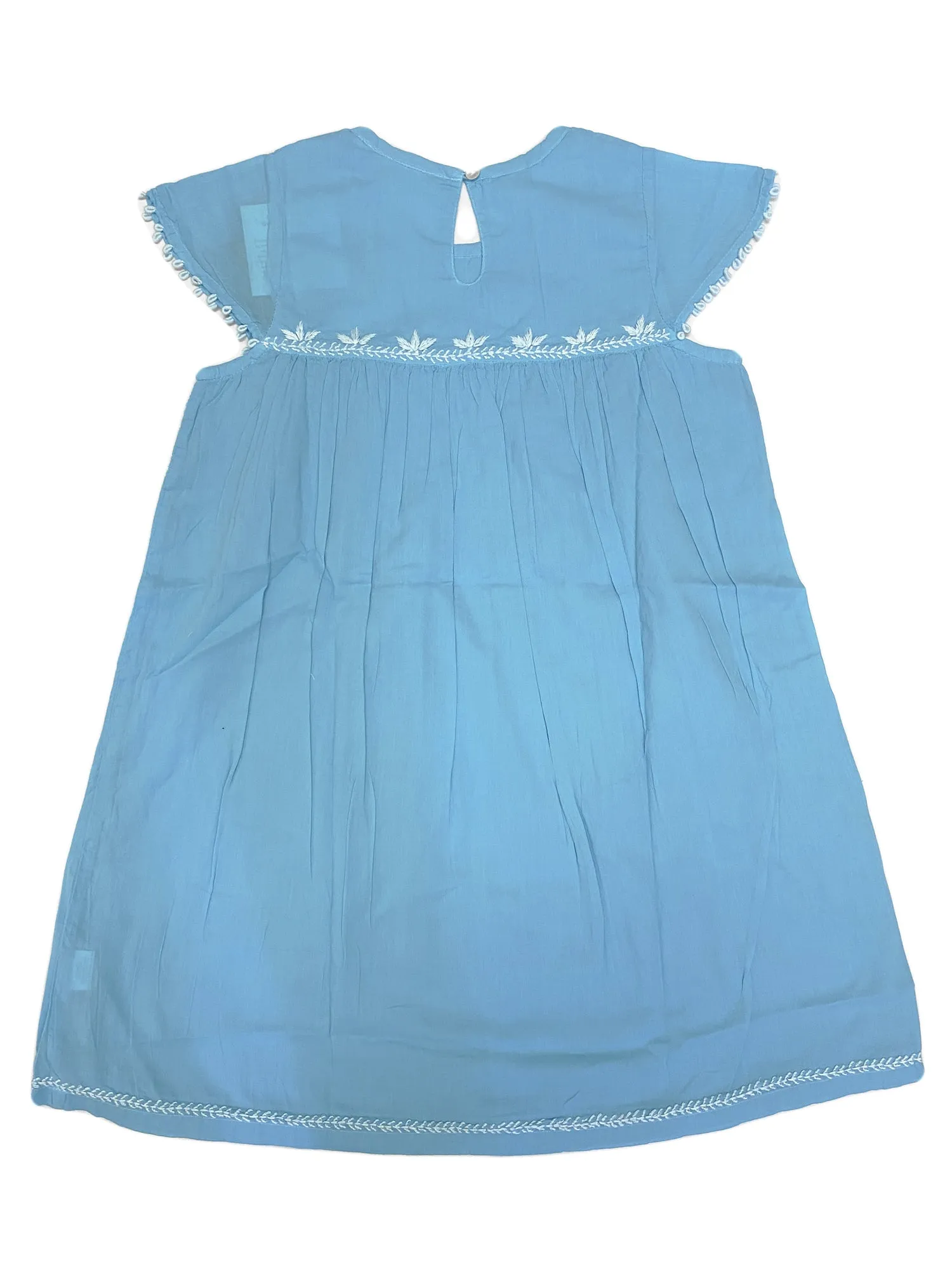 Roberta Roller Rabbit Girl's Eden Dress 10 Years Blue Mist / White