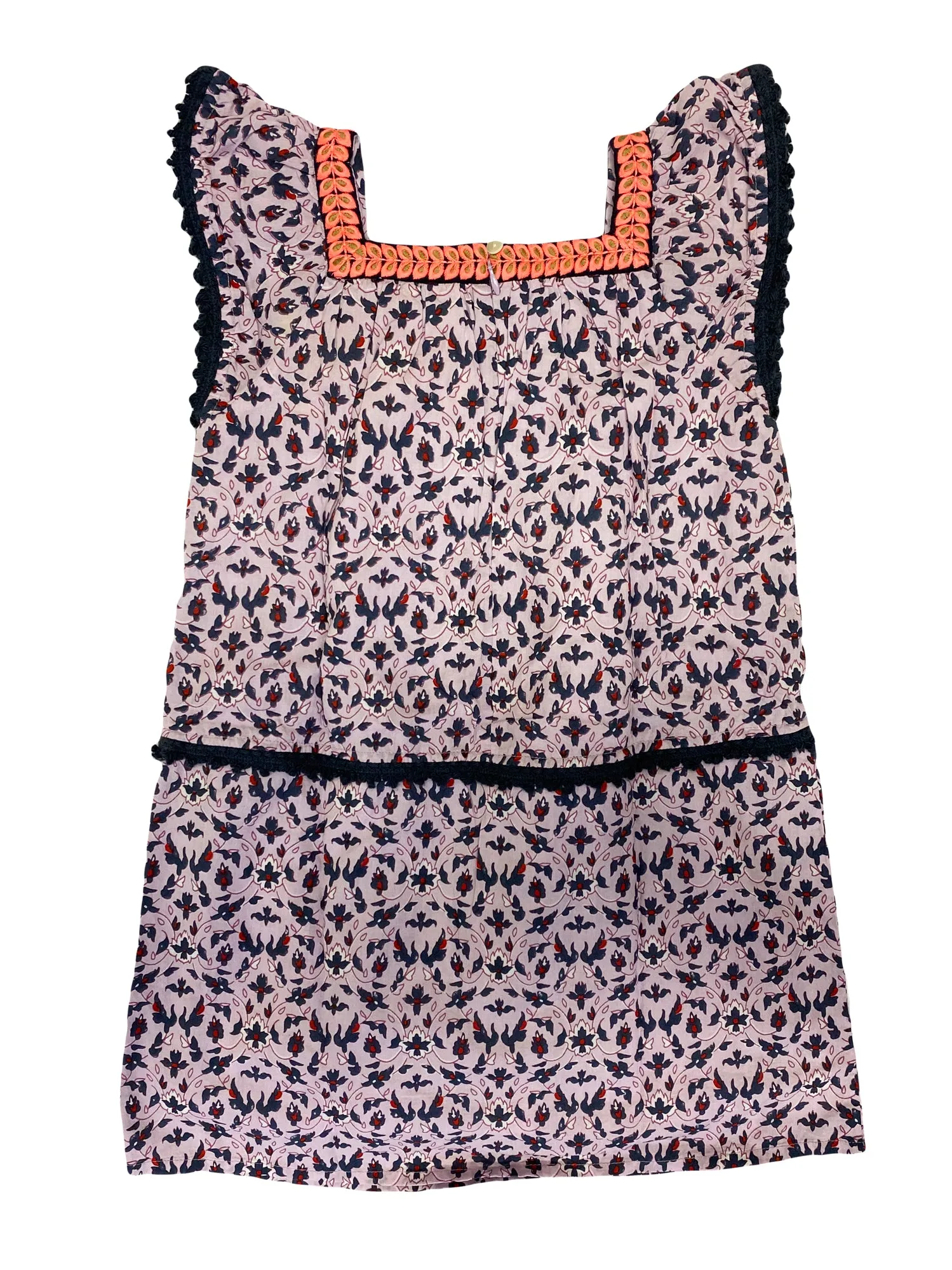 ROBERTA ROLLER RABBIT Girl's Rose Tran Oceana Dress $85 NEW
