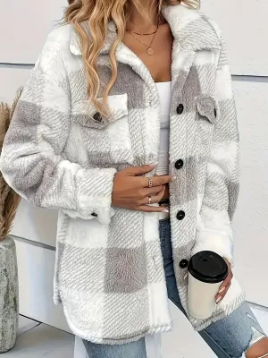 Ronda | Stylish Fleece Oversized Jacket