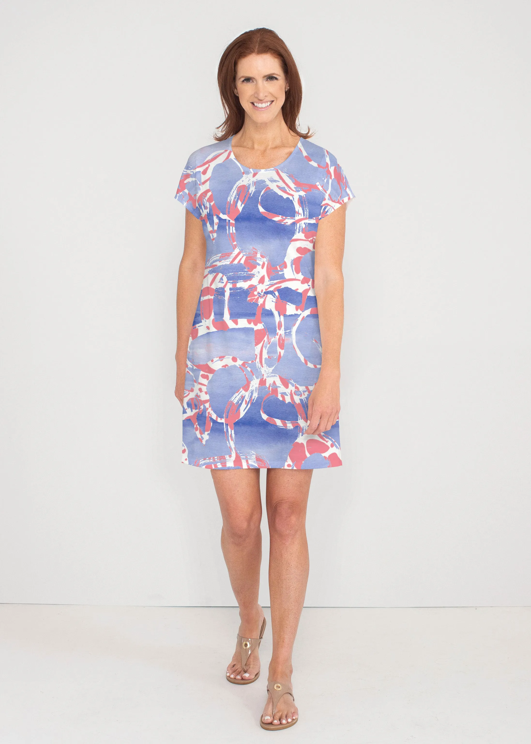 Round About Perri (16253) ~ Lucy Tee Dress