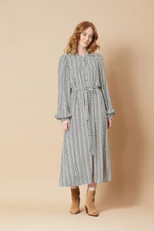 RUE DE FEMME Margaret Dress | Black/ Off White