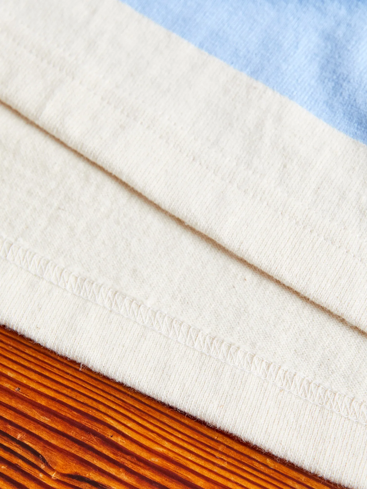 Rugby Shirt in Natural Light Blue