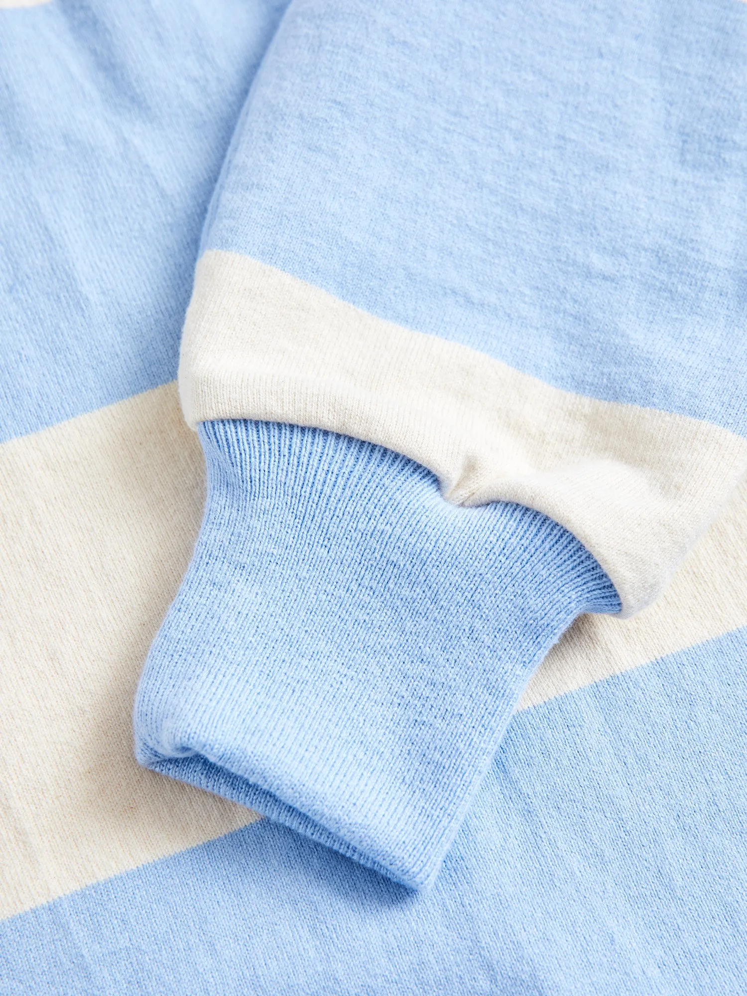 Rugby Shirt in Natural Light Blue