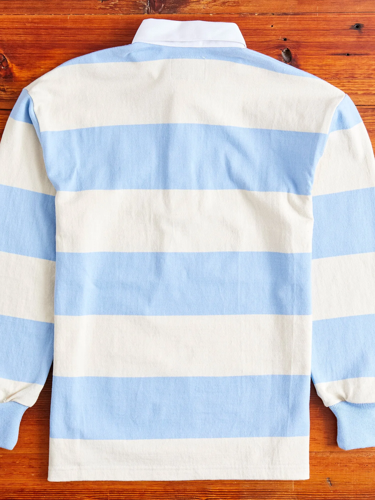 Rugby Shirt in Natural Light Blue