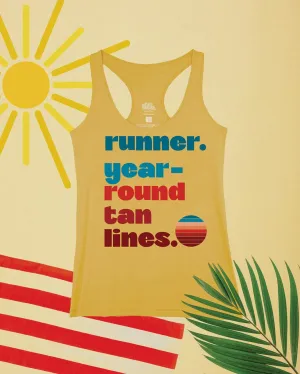 Runner. Year Round Tan Lines.
