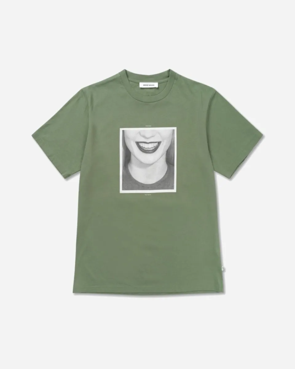 Sami CS Smile T-shirt - Light Green