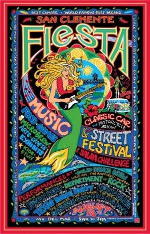 San Clemente Fiesta Music Festival Poster 2012