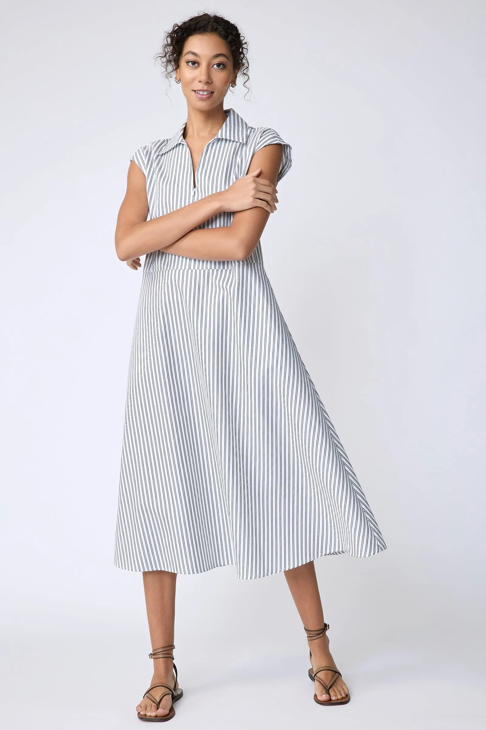 Savannah Dress - Double Stripe