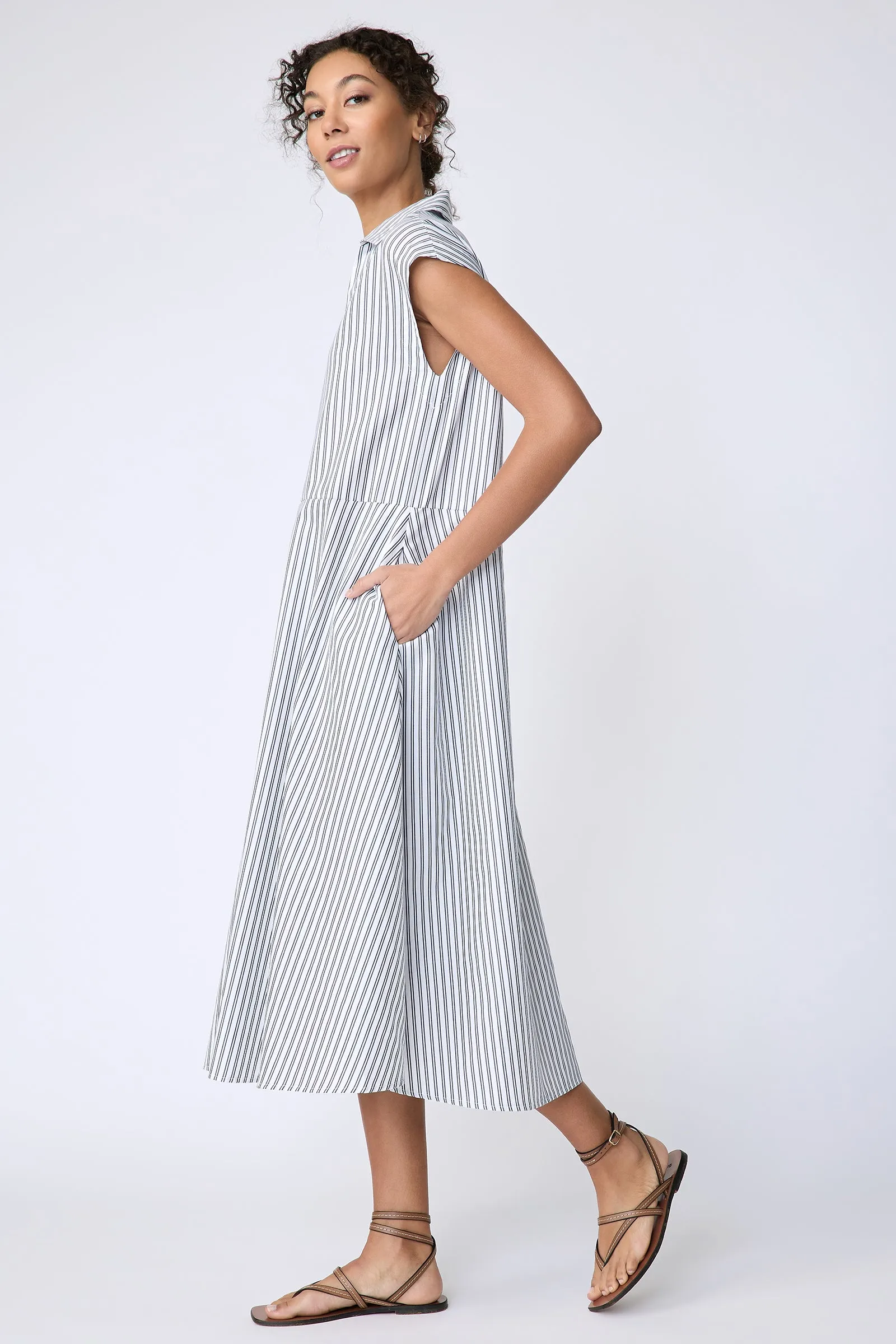 Savannah Dress - Double Stripe