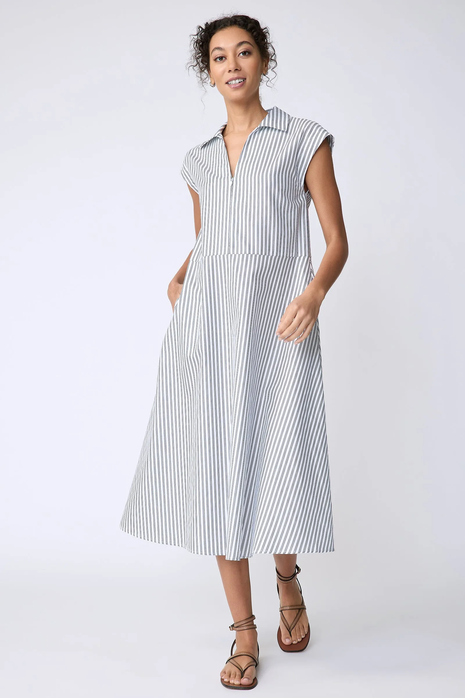 Savannah Dress - Double Stripe