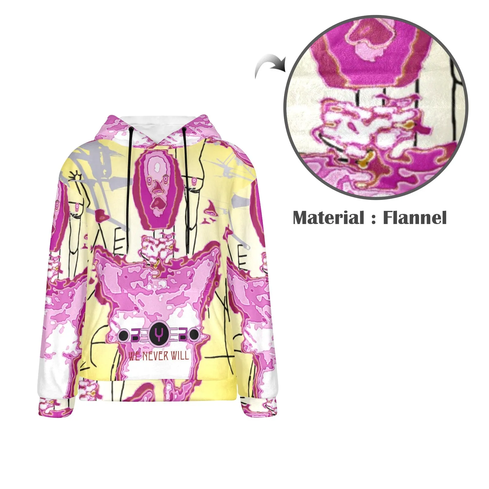 Scanner Men's Flannel Hoodie
