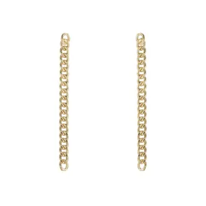 Seattle Curb Chain Drop Earrings