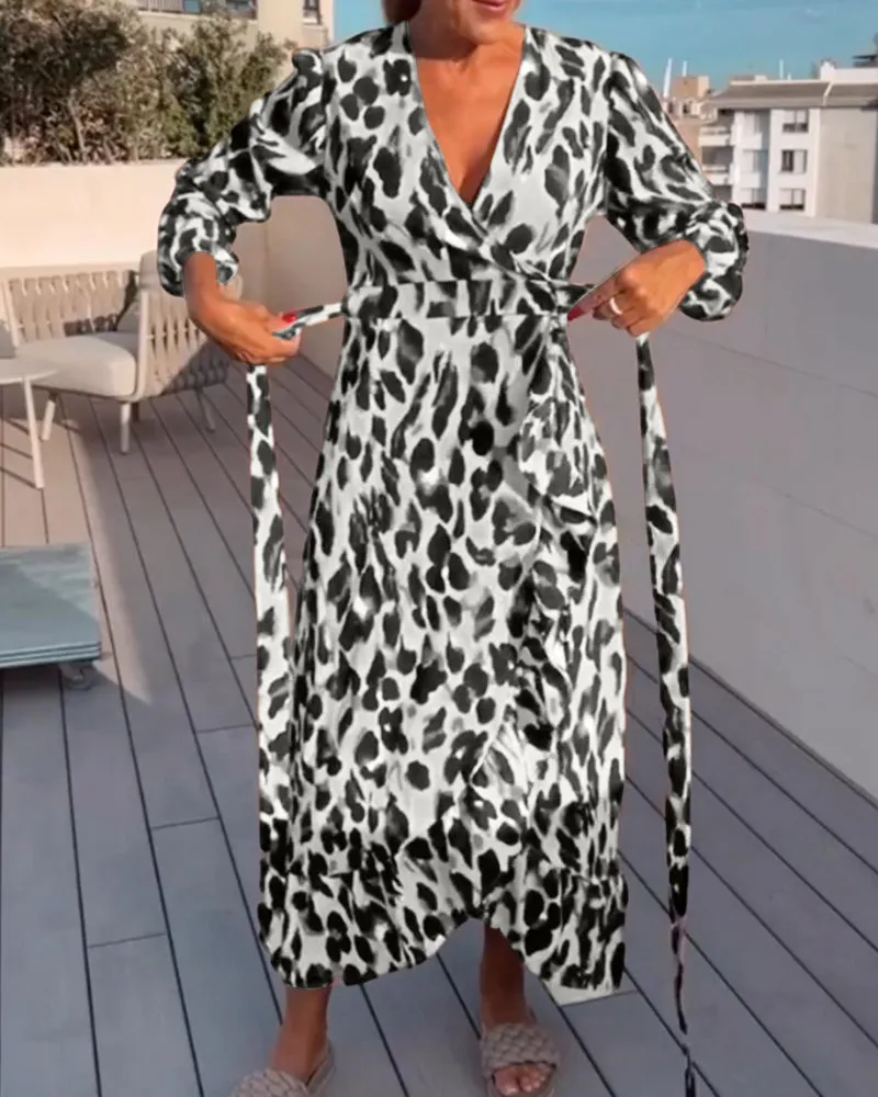 Selene | Chic Leopard Print Dress