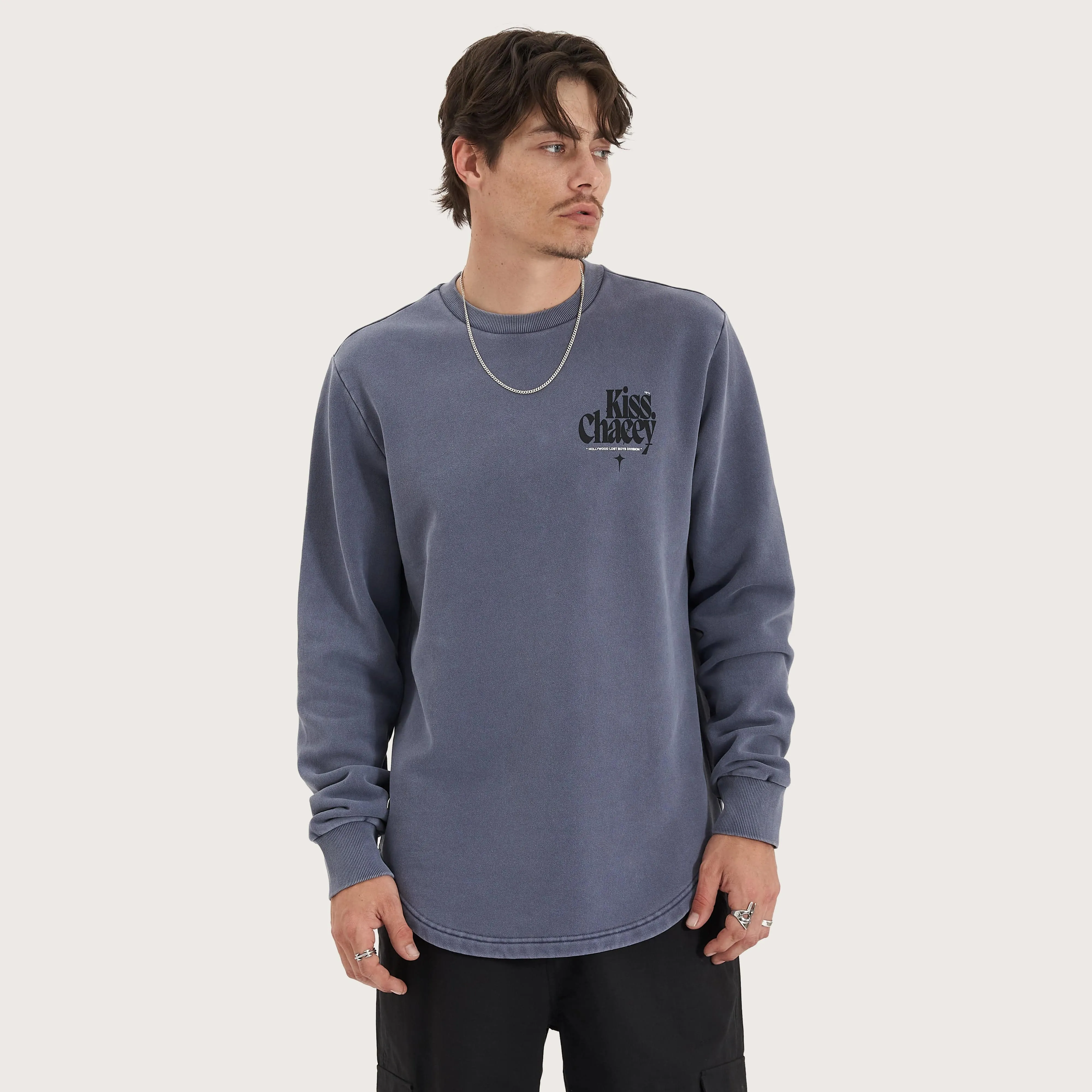 Seraph Heavy Dual Curved Jumper Pigment Night Shadow