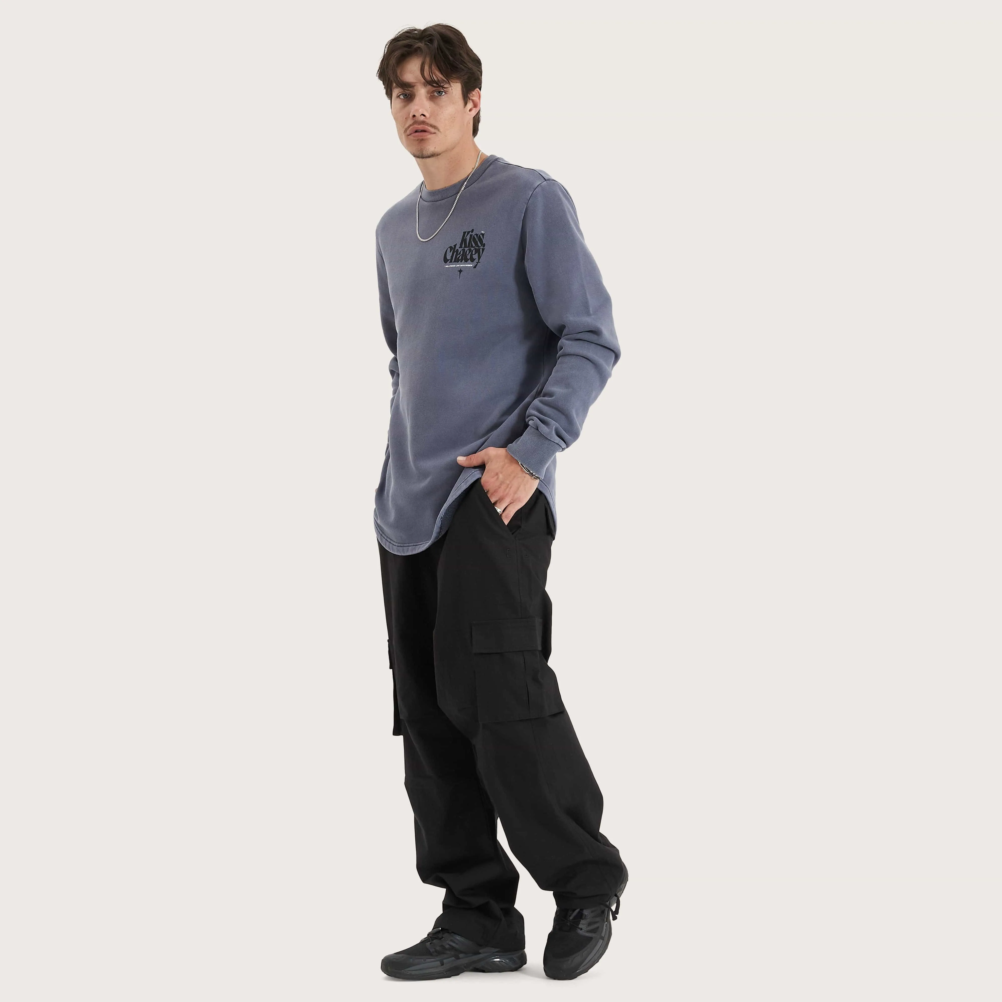Seraph Heavy Dual Curved Jumper Pigment Night Shadow